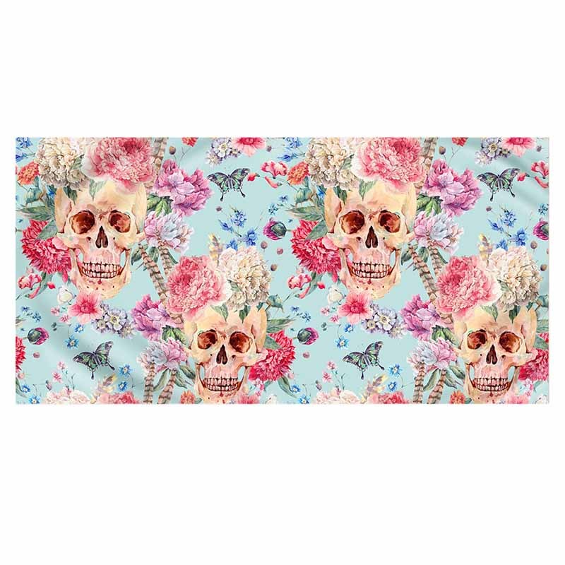 Skull Couture Beach Towel - Printed Skull Towel