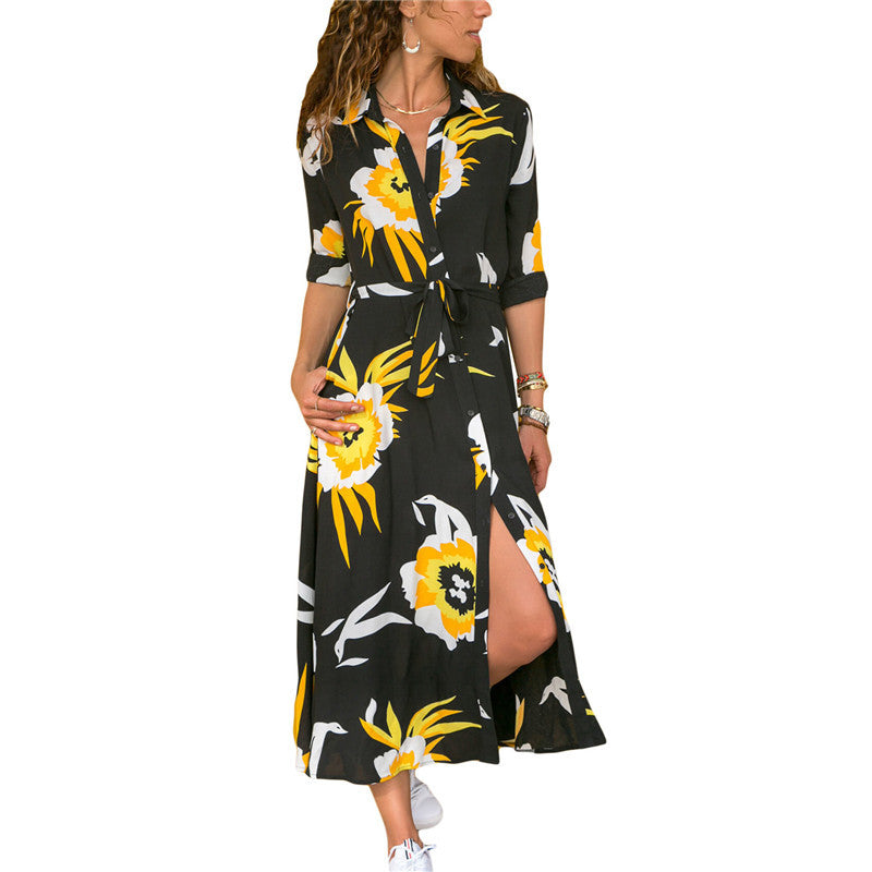 Blossom Verve Printed Dress - Bnoli