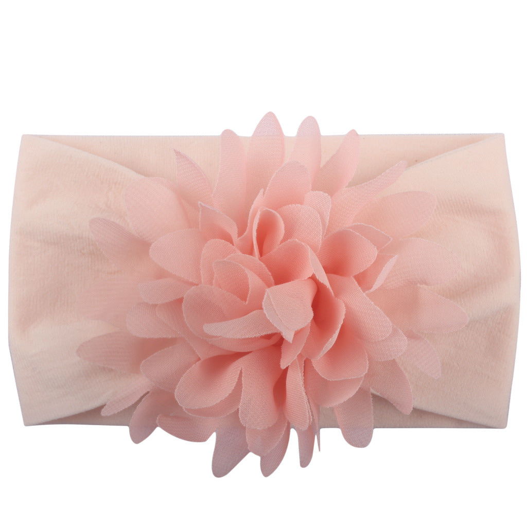 Bnoli | Creative Chiffon Flower Headband pink