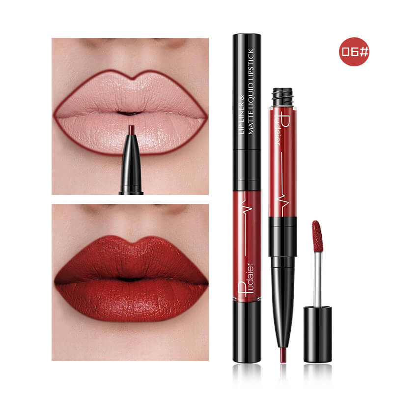 LuxeLine Lip Enhancer Pudaier Lip Liner Lipstick 6