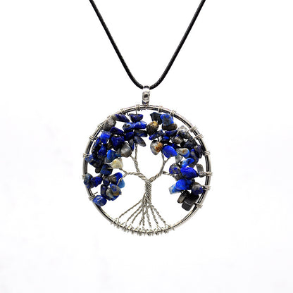 Celestial Essence Tree Pendant - Kabala Life Tree Necklace