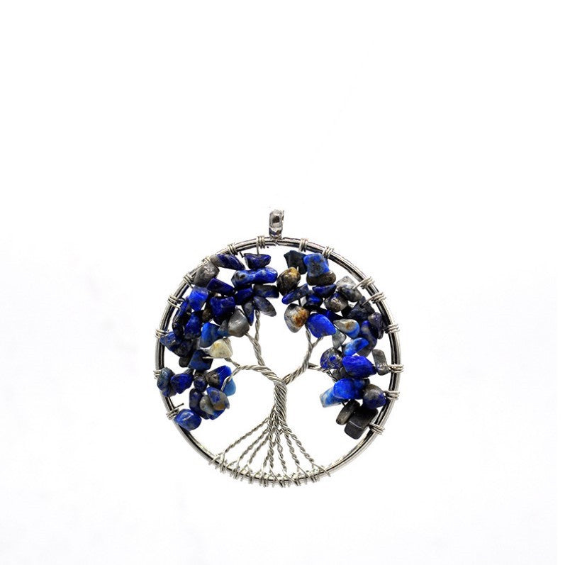 Celestial Essence Tree Pendant - Kabala Life Tree Necklace