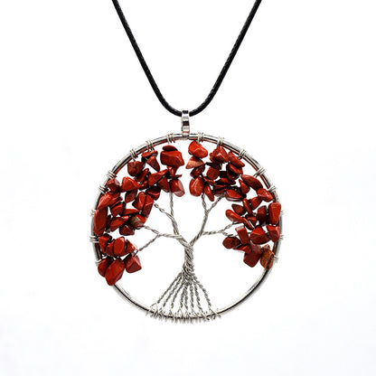 Celestial Essence Tree Pendant - Kabala Life Tree Necklace