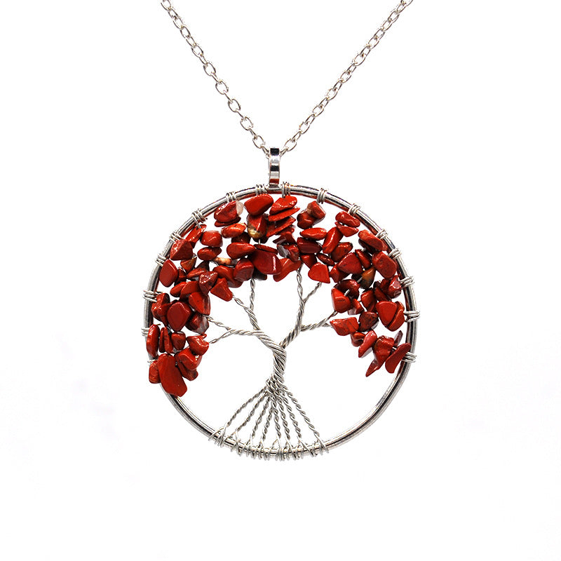 Celestial Essence Tree Pendant - Kabala Life Tree Necklace