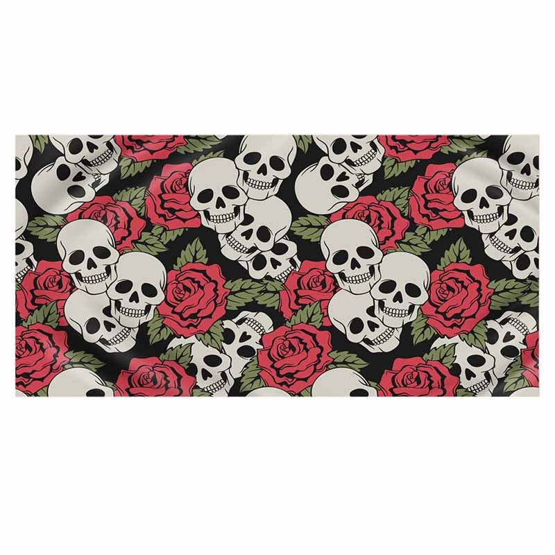 Skull Couture Beach Towel - Printed Skull Towel