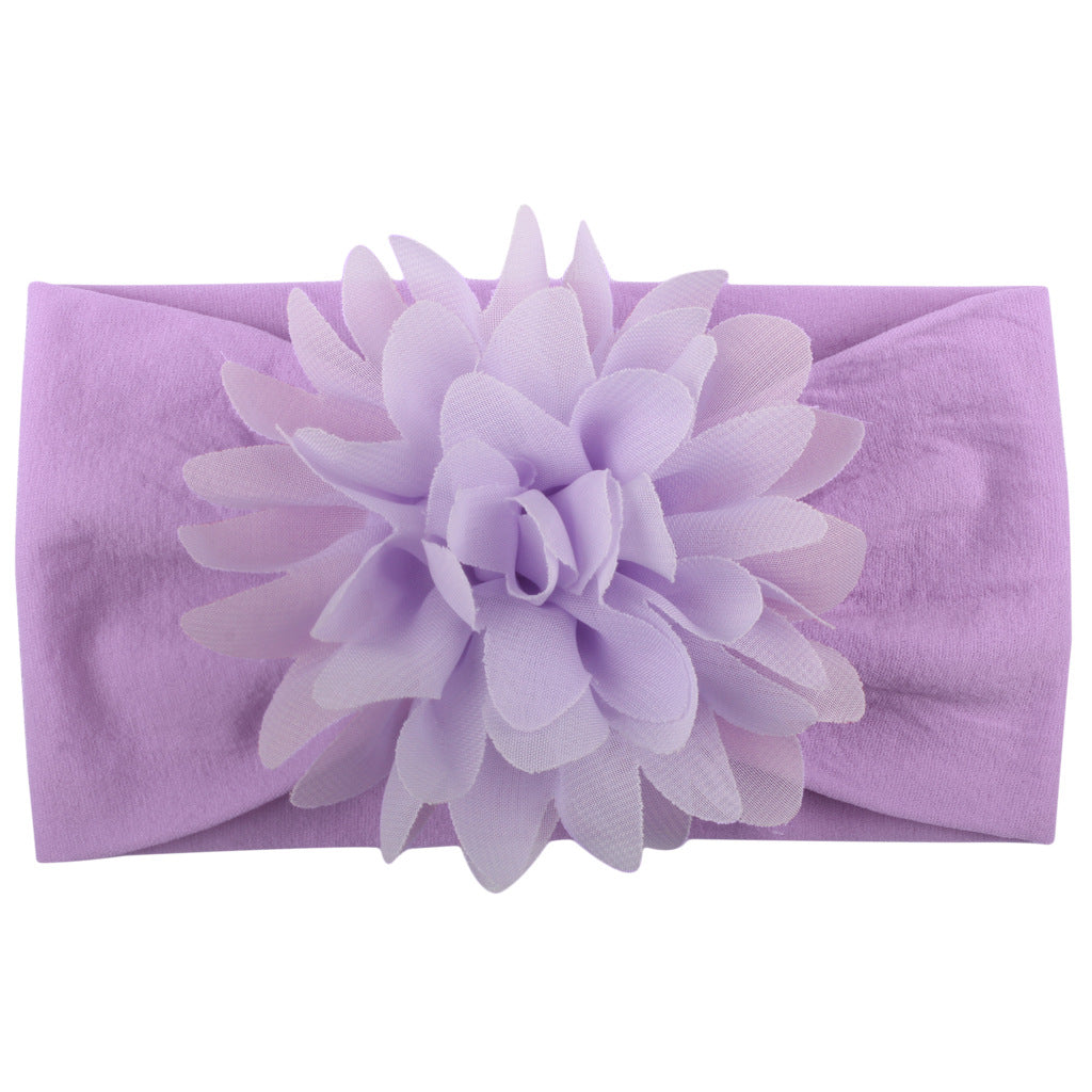 Bnoli | Creative Chiffon Flower Headband violet