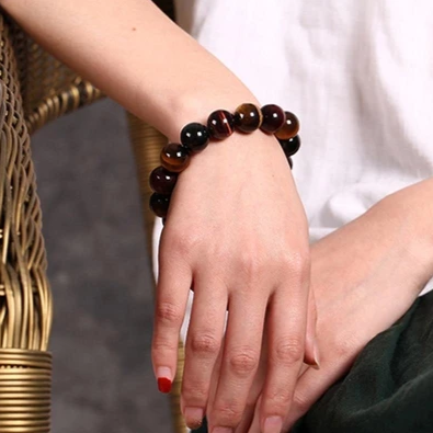 Celestial Harmony Tiger Eye Bangle - Natural Crystal Stone