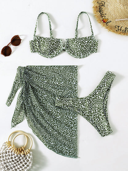 NYXIE Floral Fantasy Beach Combo - Three-piece Bikini