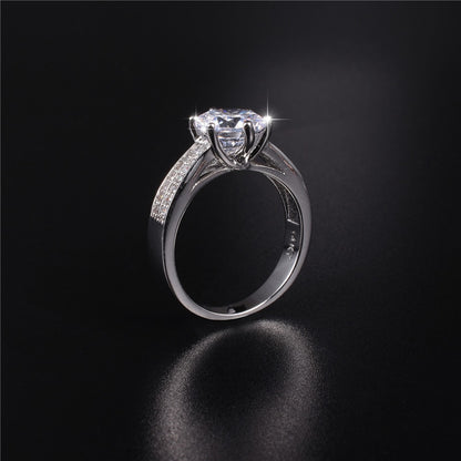 Simulated Diamond Engagement Ring - Bnoli