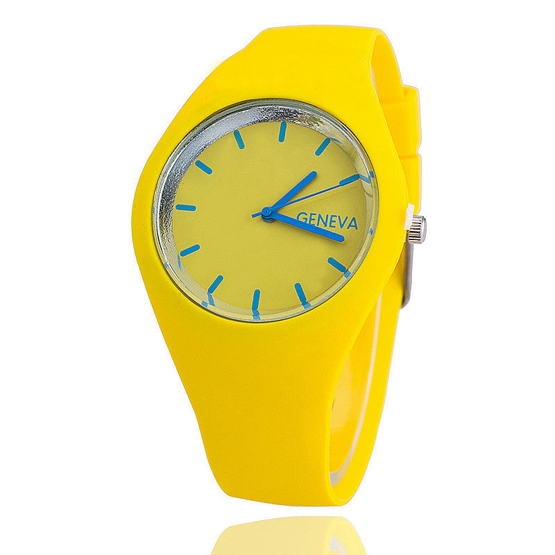 Youthful Elegance Timepiece - Ladies Casual Quartz Watch yellow