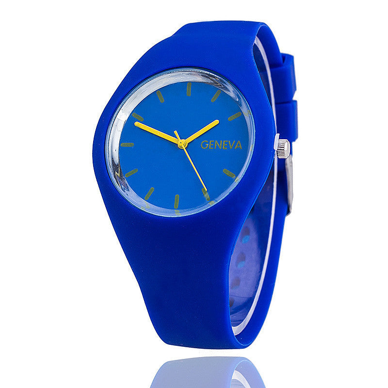 Youthful Elegance Timepiece - Ladies Casual Quartz Watch dark blue