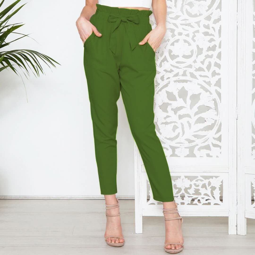 NYXIE EuroGlam Capris - European and American new fashion wild waist cropped pants