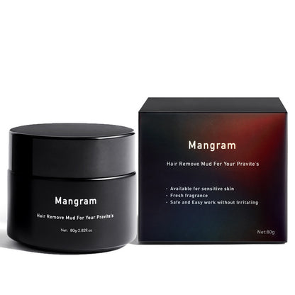 Mangram - Hair Removal And Depilatory Cream, Dead Sea Mud Without Irritation 80g