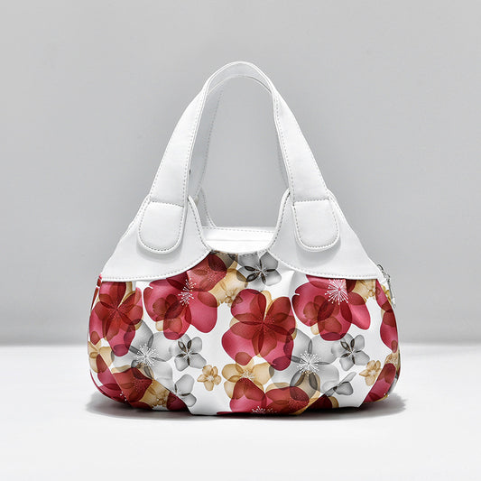 CoutureColor Multibag - Women's Trend  Multicolor Handbag white red flowers