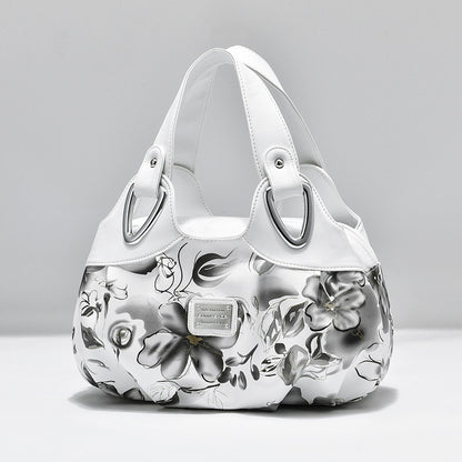 CoutureColor Multibag - Women's Trend  Multicolor Handbag white black flowers