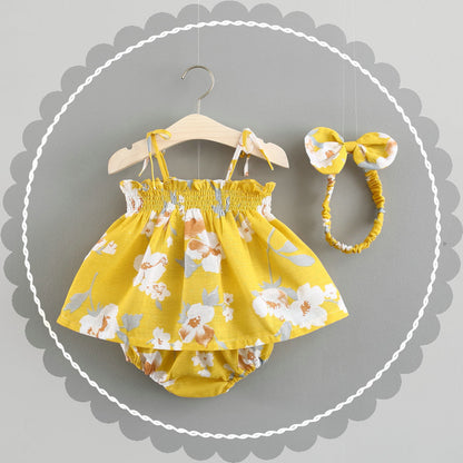 Little Duchess Dress - Baby New Summer Princess Dress yellow