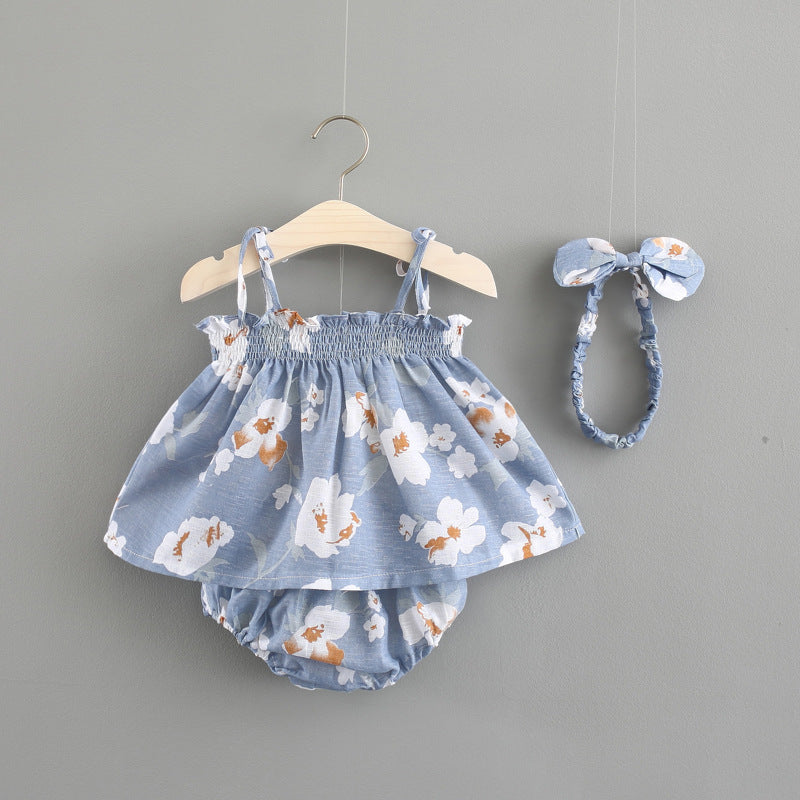 Little Duchess Dress - Baby New Summer Princess Dress blue