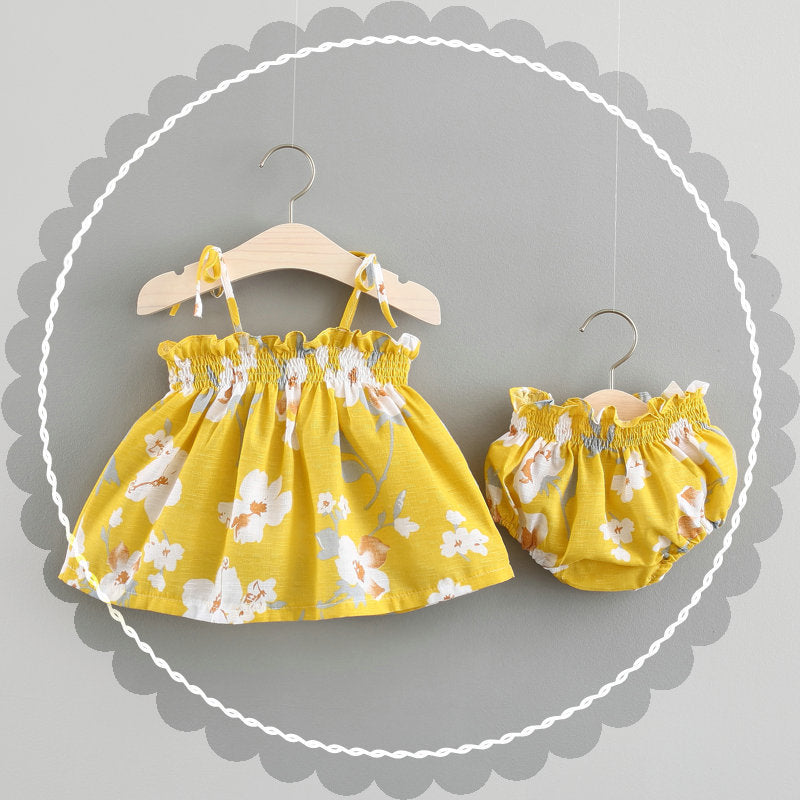 Little Duchess Dress - Baby New Summer Princess Dress yellow