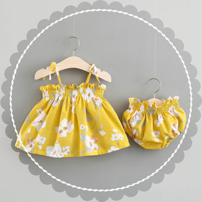 Little Duchess Dress - Baby New Summer Princess Dress yellow