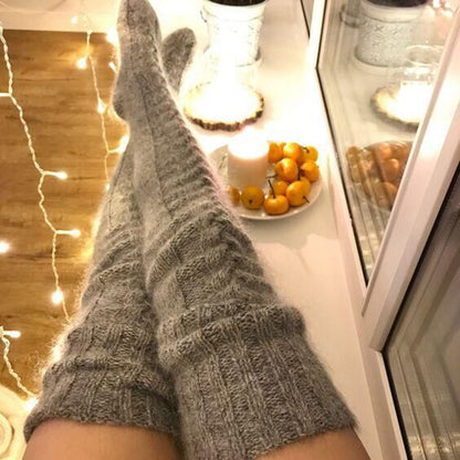 Bnoli CozyChic Knee Highs - Knitted socks stockings