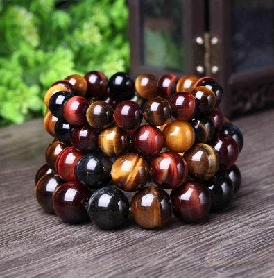 Celestial Harmony Tiger Eye Bangle - Natural Crystal Stone