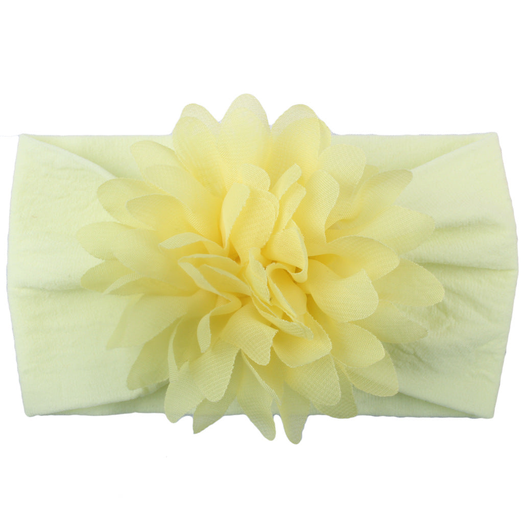 Bnoli | Creative Chiffon Flower Headband yellow