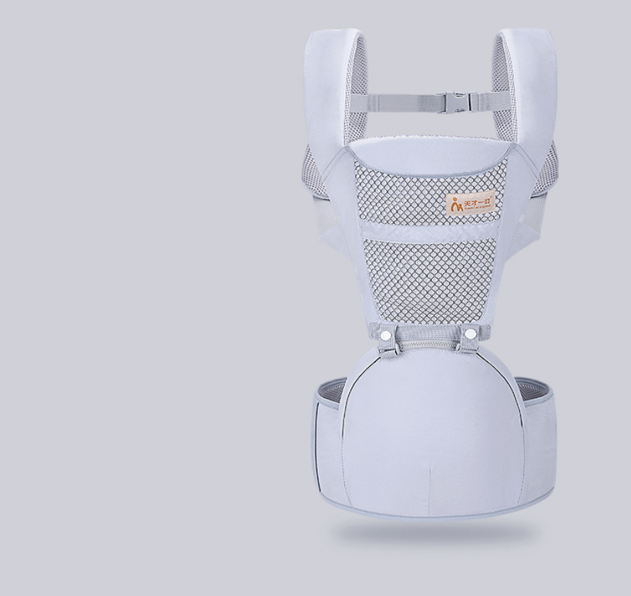 Bnoli | Baby Carrier Waist Stool white gray