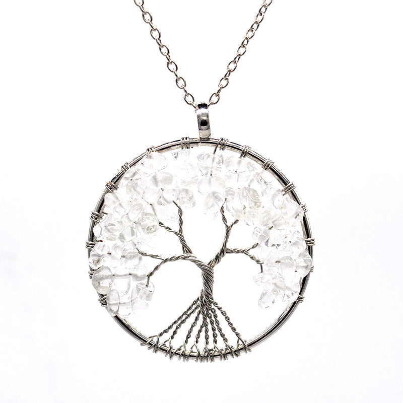 Celestial Essence Tree Pendant - Kabala Life Tree Necklace