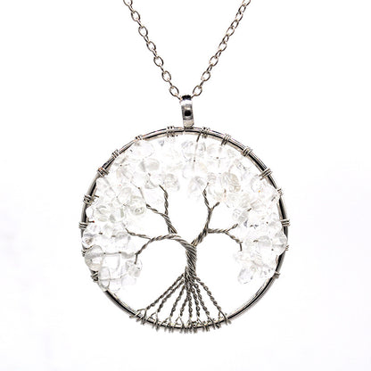 Celestial Essence Tree Pendant - Kabala Life Tree Necklace