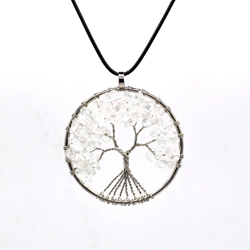 Celestial Essence Tree Pendant - Kabala Life Tree Necklace