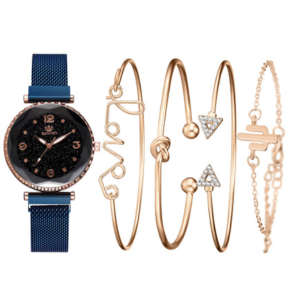 Starry Sky Magnet Buckle Fashion Bracelet Wristwatch Gift - NYXIE