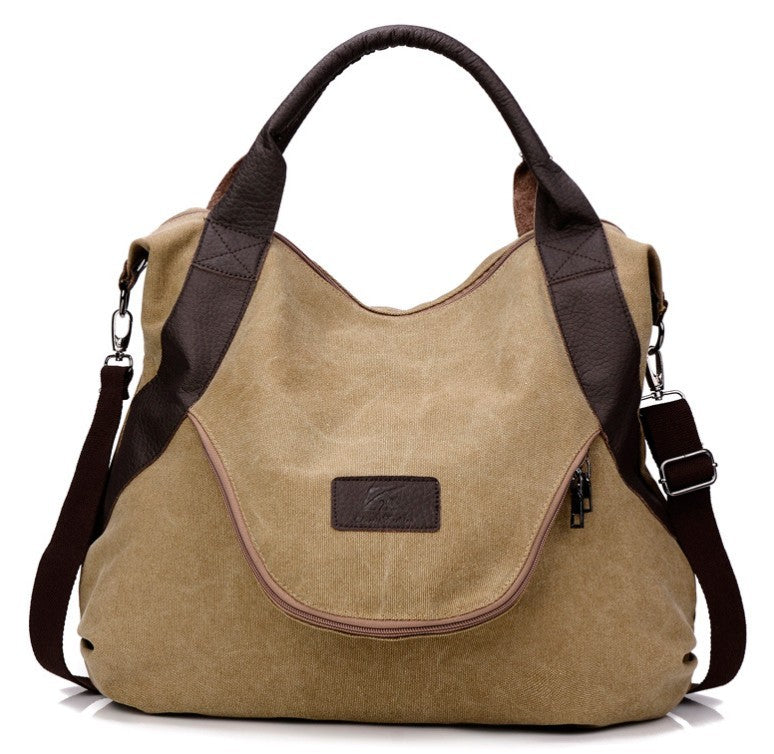 Heritage Canvas Shoulder Bag - Retro Shoulder Crossbody Bag