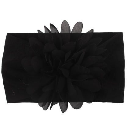 Bnoli | Creative Chiffon Flower Headband black