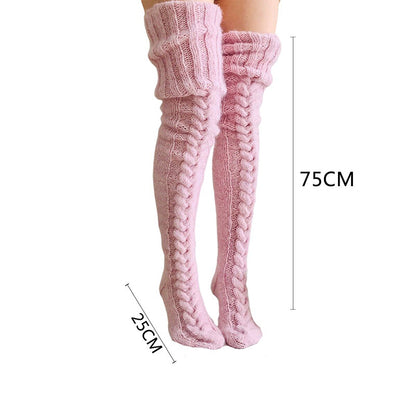 Bnoli CozyChic Knee Highs - Knitted socks stockings