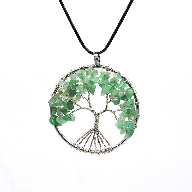 Celestial Essence Tree Pendant - Kabala Life Tree Necklace