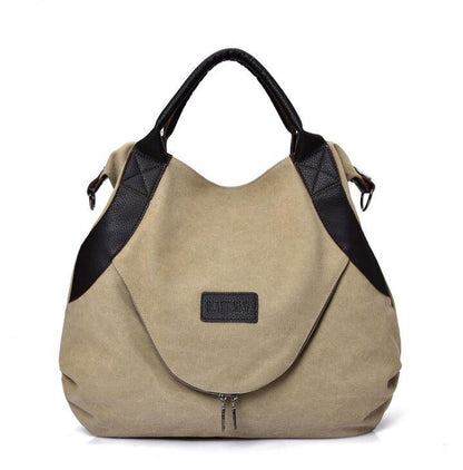 Heritage Canvas Shoulder Bag - Retro Shoulder Crossbody Bag