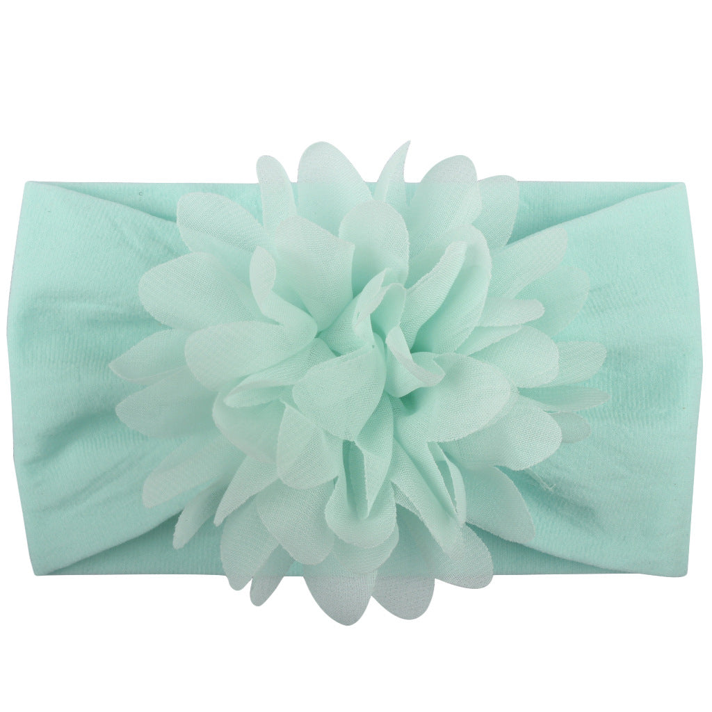 Bnoli | Creative Chiffon Flower Headband light blue