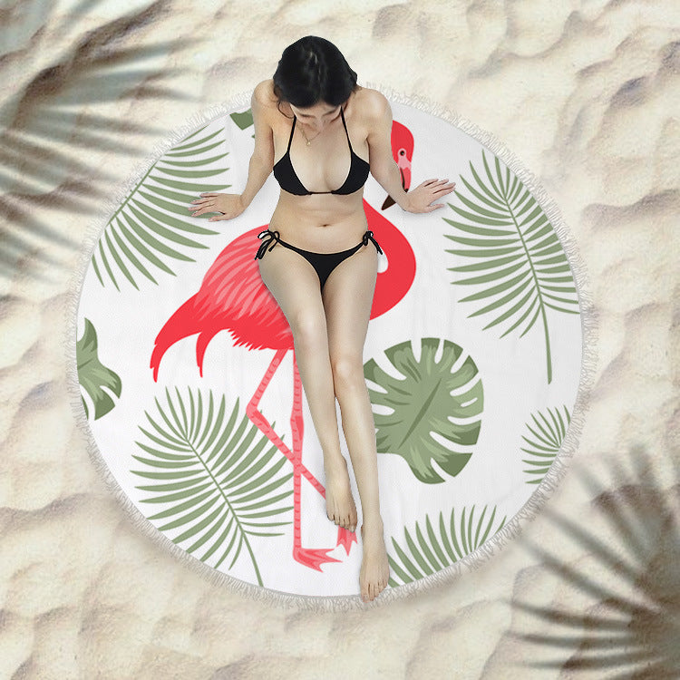 Sunbreeze Circular Towel - Fringed Beach Round Towel