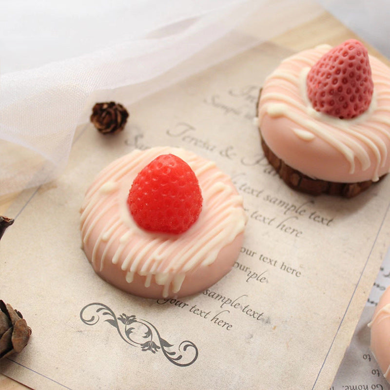  NYXIE Handmade Soap Donuts With Strawberry Cream