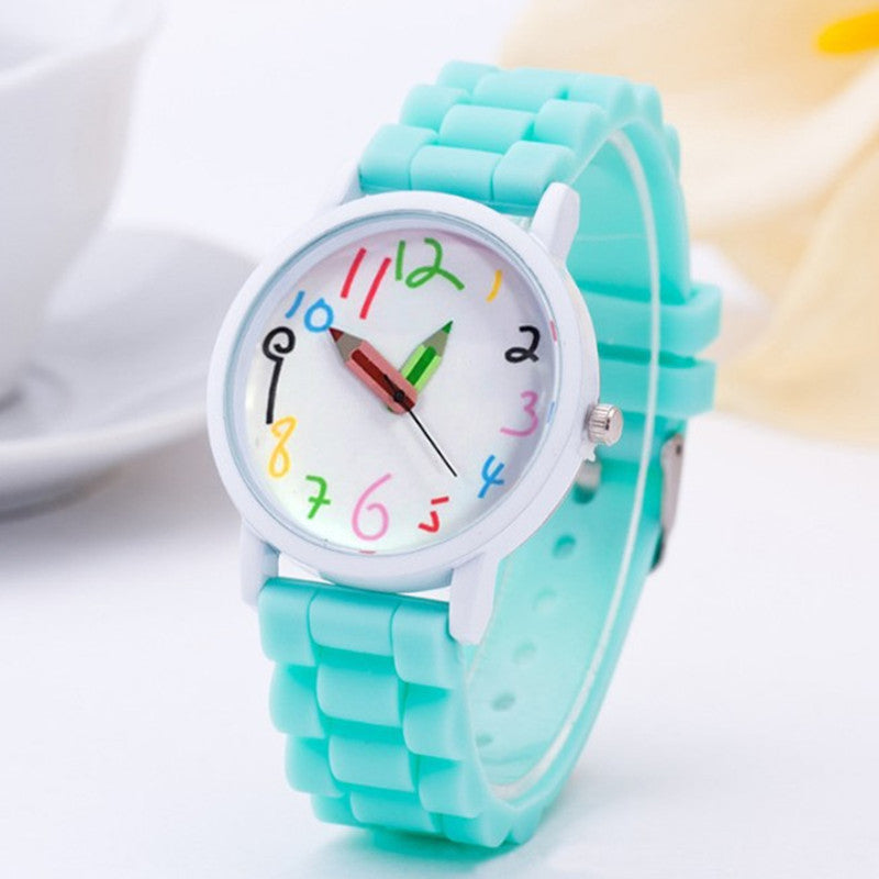 Whimsy Wonder Timepiece - Children Silicone Quartz Watch blue