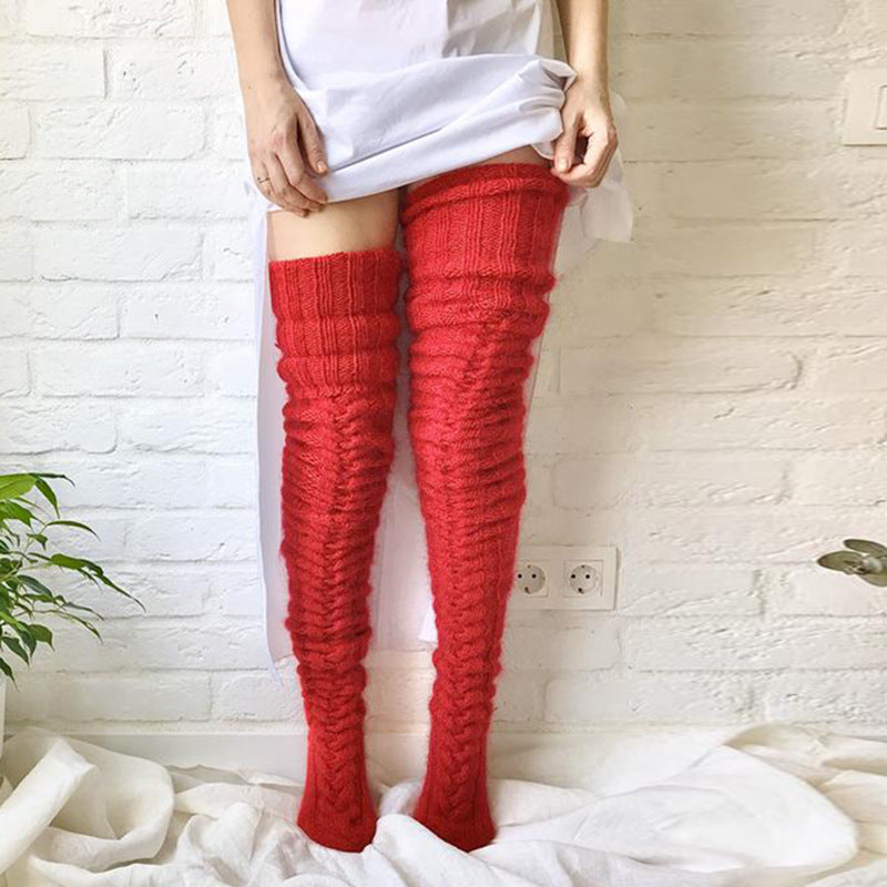 Bnoli CozyChic Knee Highs - Knitted socks stockings