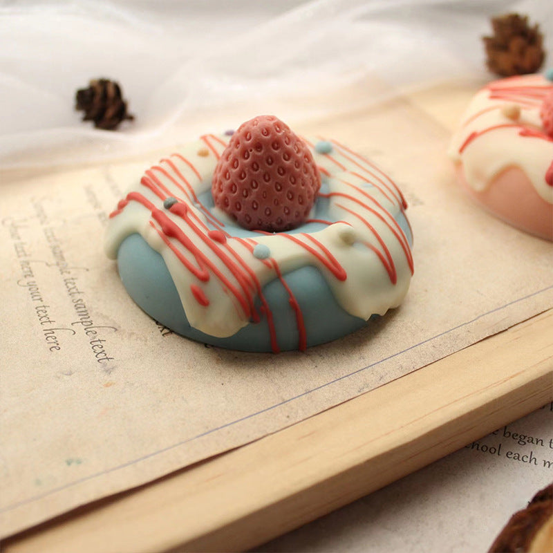  NYXIE Handmade Soap Donuts With Strawberry Cream