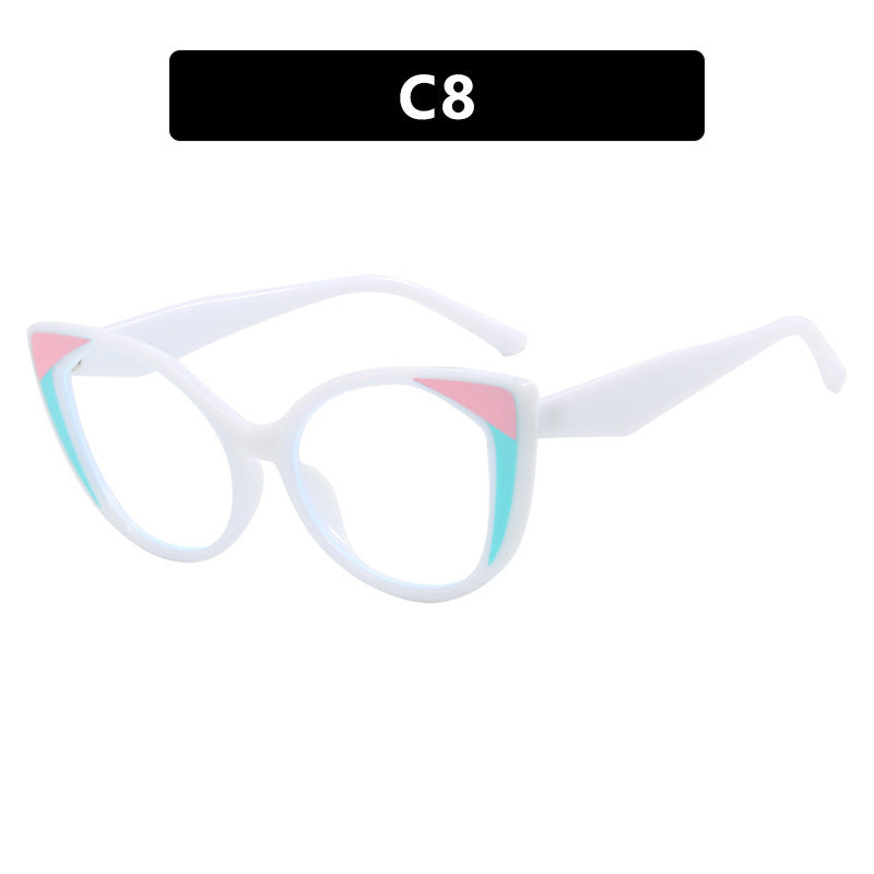 Elite Eye Enigma - TR90 Anti-blue Light Avant-gardeGlasses white blue pink