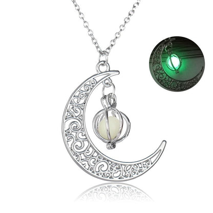 NYXIE GlowWisp Moon Pendant Necklace