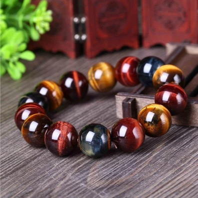 Celestial Harmony Tiger Eye Bangle - Natural Crystal Stone