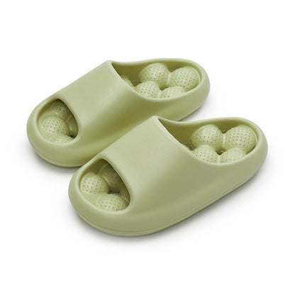 RelaxReflex Indoor Women's Slippers - Ball Massage Design