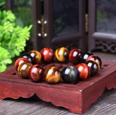 Celestial Harmony Tiger Eye Bangle - Natural Crystal Stone