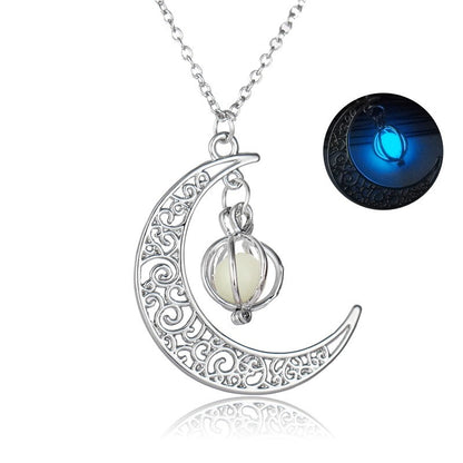 NYXIE GlowWisp Moon Pendant Necklace