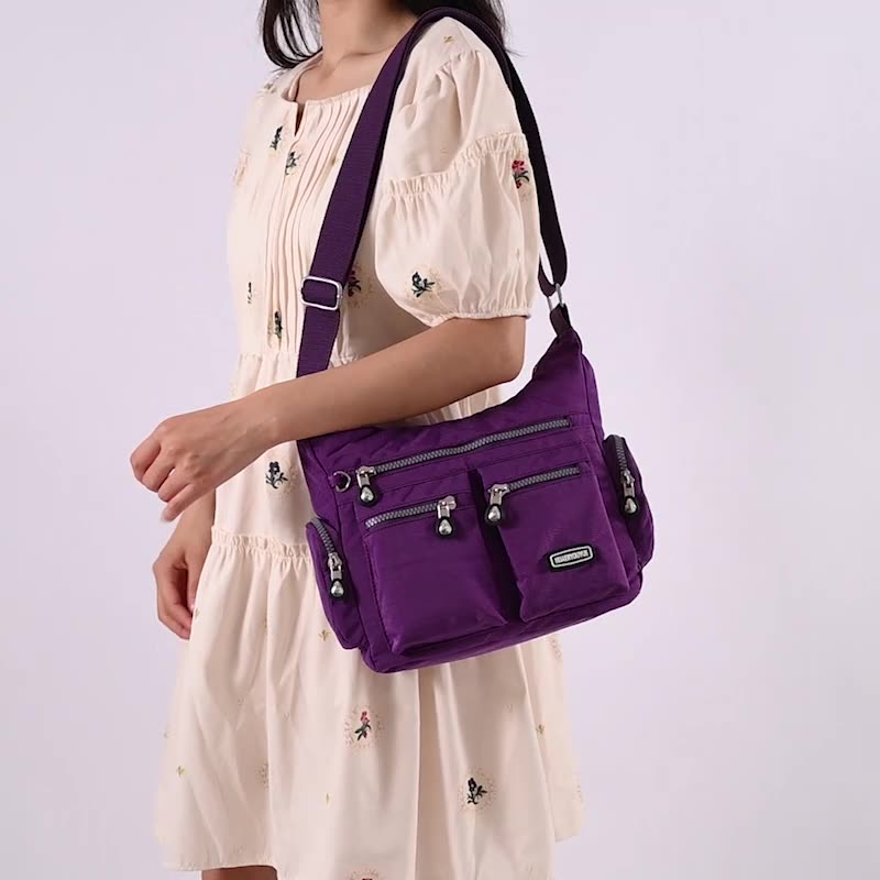 AquaSling Waterproof Crossbody - Women Shoulder Waterproof Bag violet