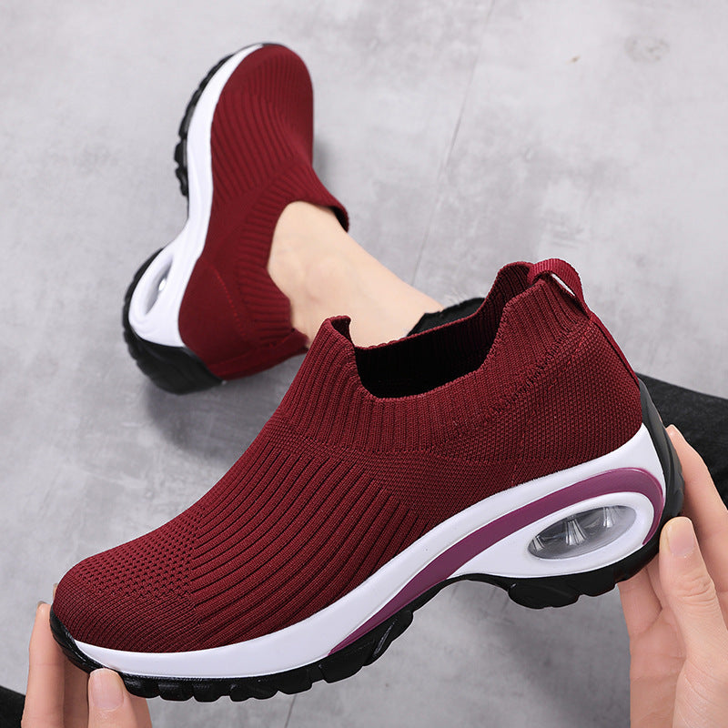 BreatheEase Athletic Shoes - Breathable Running Sports Shoes